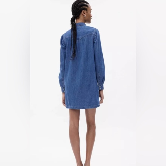 GAP Western Denim Mini Dress - Picture 3 of 10